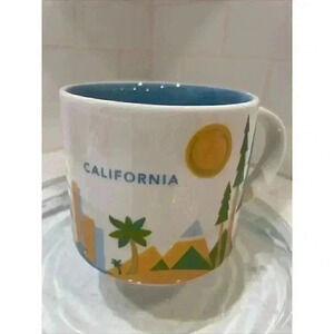 Starbucks California State You are Here Coffee Global City Mug 14oz Cup Travel